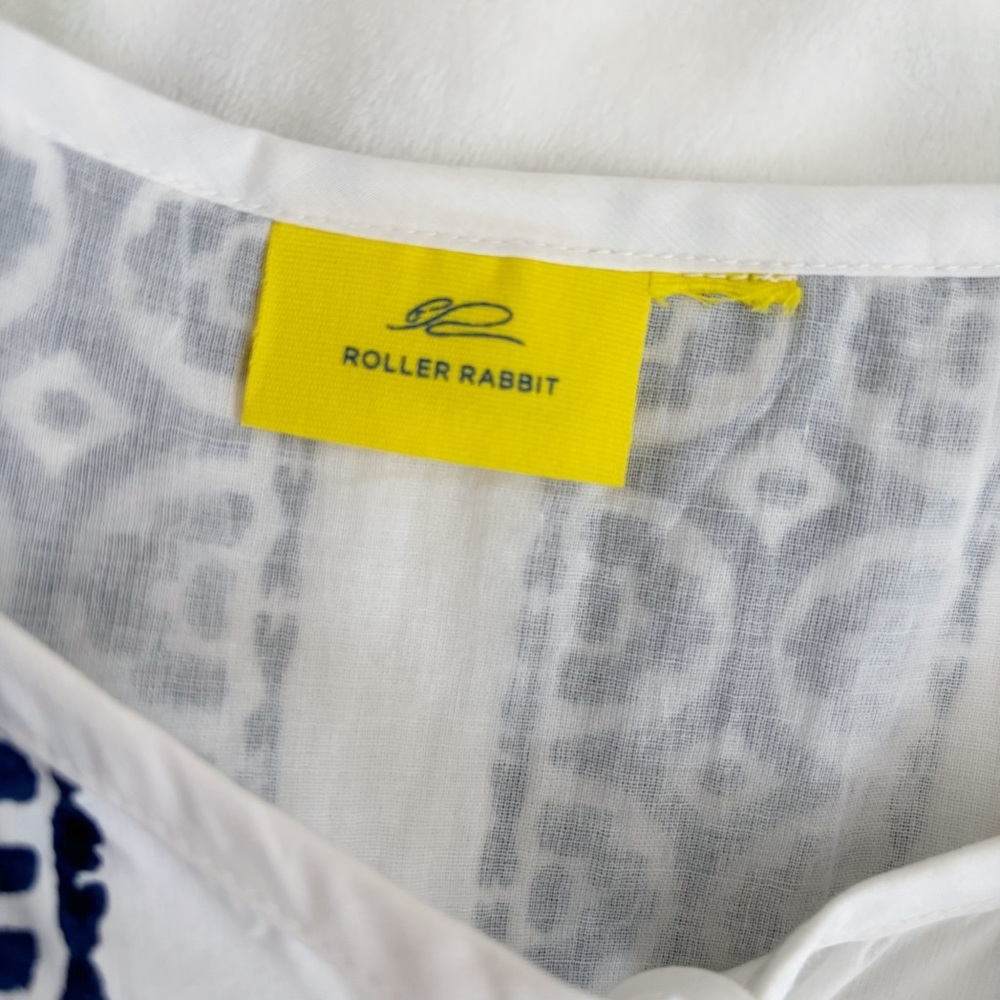Roller Rabbit Mona Border Maricruz Dress XL Resortwear - Picture 7 of 9
